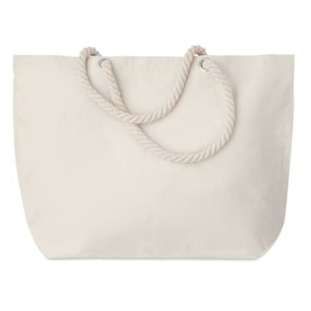 Sac de plage personnalisable en coton 220 g/m2 avec cordon - MENORCA Sac de plage personnalisable en coton 220 g/m2 avec cordon - MENORCA