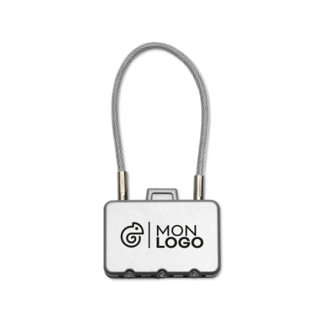 Cadenas pour valise personnalisable en métal