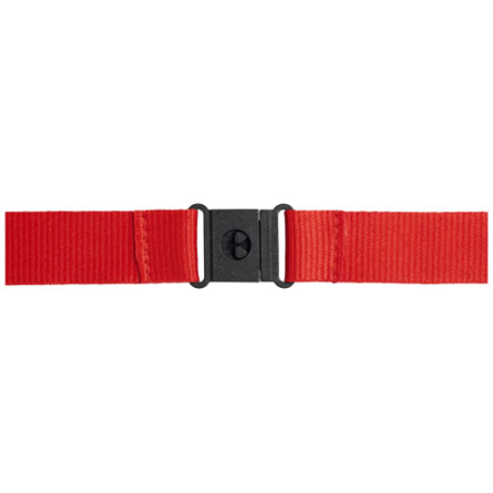 Tour de cou personnalisable avec boucle détachable et fermeture anti-étranglement