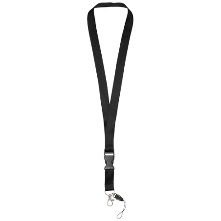 Tour de cou personnalisé avec boucle amovible, porte-téléphone Sagan Tour de cou personnalisé avec boucle amovible, porte-téléphone Sagan
