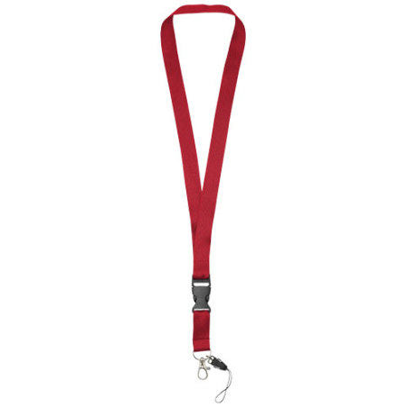 Tour de cou personnalisé avec boucle amovible, porte-téléphone Sagan Tour de cou personnalisé avec boucle amovible, porte-téléphone Sagan