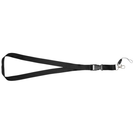 Tour de cou personnalisé avec boucle amovible, porte-téléphone Sagan Tour de cou personnalisé avec boucle amovible, porte-téléphone Sagan