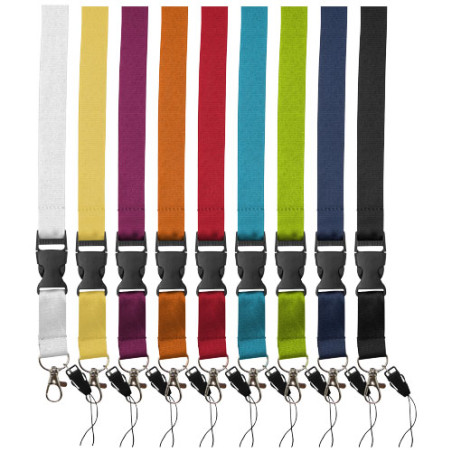 Tour de cou personnalisé avec boucle amovible, porte-téléphone Sagan Tour de cou personnalisé avec boucle amovible, porte-téléphone Sagan