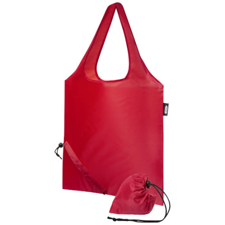Tote bag personnalisé pliable Sabia en PET recyclé 7L