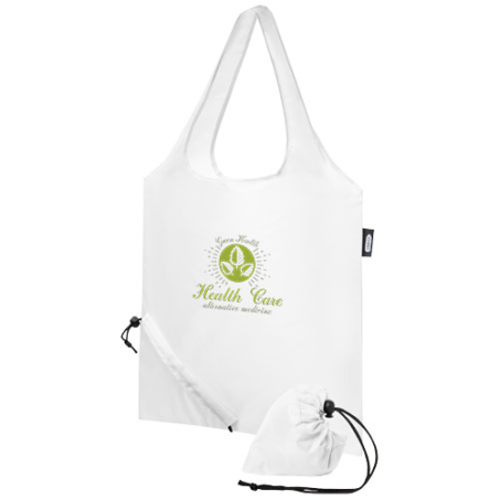 Tote bag personnalisé pliable Sabia en PET recyclé 7L