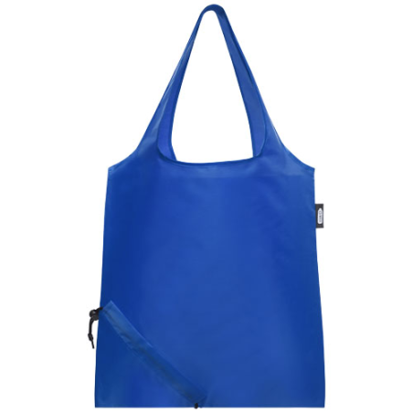 Tote bag personnalisé pliable Sabia en PET recyclé 7L