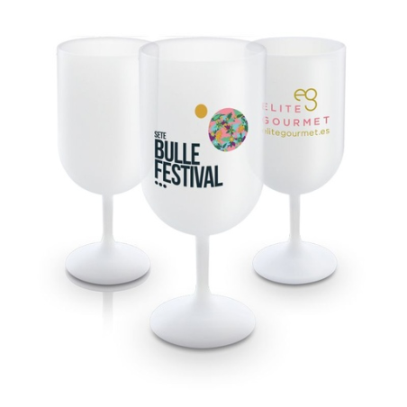 Verre à vin personnalisé Fiesta Made In France Réutilisable 18 cl