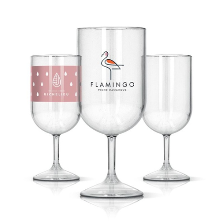 Verre à vin personnalisé 18cl en Tritan Réutilisable Fabrication Française Verre à vin personnalisé 18cl en Tritan Réutilisable Fabrication Française