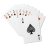 Jeu de 54 cartes personnalisable dans une boite en plastique Jeu de 54 cartes personnalisable dans une boite en plastique