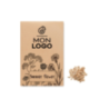Sachet personnalisable en papier kraft avec graines de fleurs sauvage Sachet personnalisable en papier kraft avec graines de fleurs sauvage