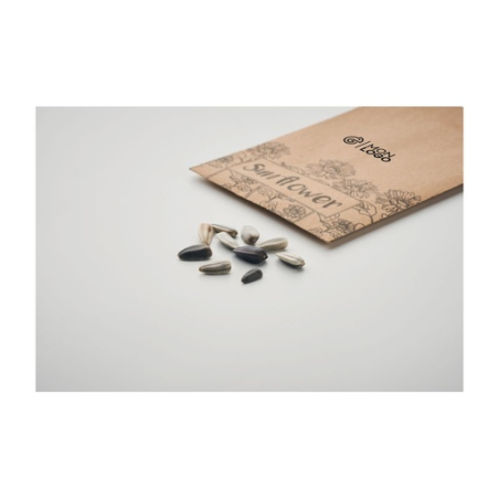 kit personnalisable avec graines de tournesol et compost