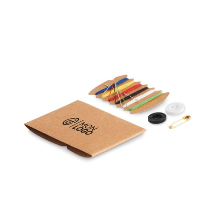 Kit de couture publicitaire pour le voyage en kraft