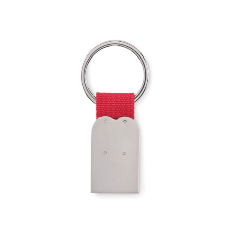 Porte clé personnalisable coeur en métal