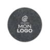 Sous-verre personnalisable rond en feutre RPET FELTSTER Sous-verre personnalisable rond en feutre RPET FELTSTER