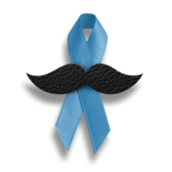 Pin's Ruban bleu Movember