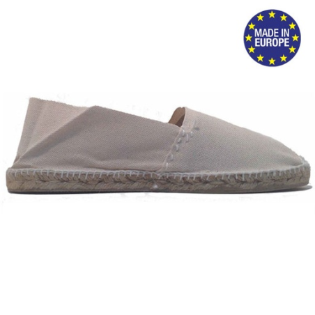 Espadrilles personnalisable en coton canevas Ecru Taille 36 au 45 - Arena