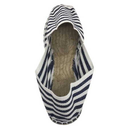 Espadrilles personnalisable en coton canevas Motif Marinière Taille 36 au 45 - Marinella Espadrilles personnalisable en coton canevas Motif Marinière Taille 36 au 45 - Marinella