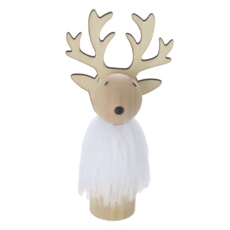Ornement personnalisable renne de Noël en bois - Guardens Ornement personnalisable renne de Noël en bois - Guardens
