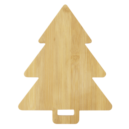 Planche à Découper personnalisable forme sapin en bambou - Strasser Planche à Découper personnalisable forme sapin en bambou - Strasser