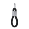 Porte-clés personnalisable avec cordon en cuir tressé Porte-clés personnalisable avec cordon en cuir tressé