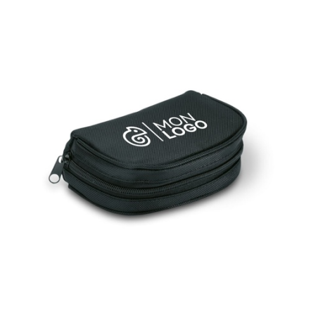 Set voyage personnalisable 3 pièces avec étui en polyester Set voyage personnalisable 3 pièces avec étui en polyester