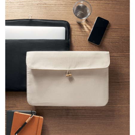 Pochette matelassée personnalisable 15 pouces en coton - COTIN