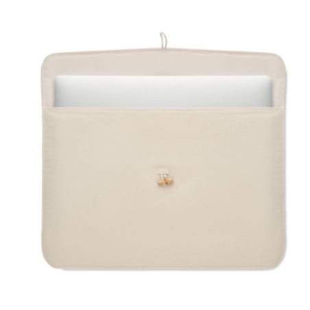 Pochette matelassée personnalisable 15 pouces en coton - COTIN