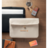 Pochette matelassée personnalisable 15 pouces en coton - COTIN Pochette matelassée personnalisable 15 pouces en coton - COTIN