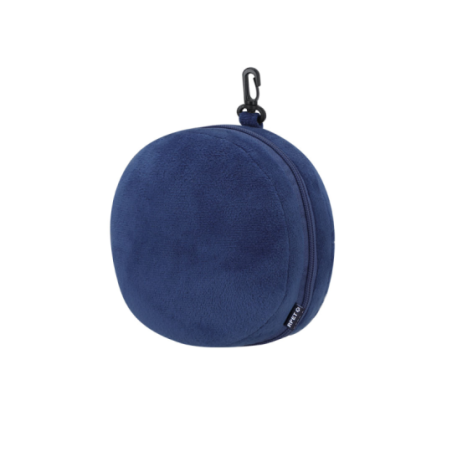 Coussin et masque de voyage publicitaire en RPET doux - Pansir Coussin et masque de voyage publicitaire en RPET doux - Pansir