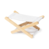 Appui-tête pliant en bois et coton personnalisable - Maretis Appui-tête pliant en bois et coton personnalisable - Maretis
