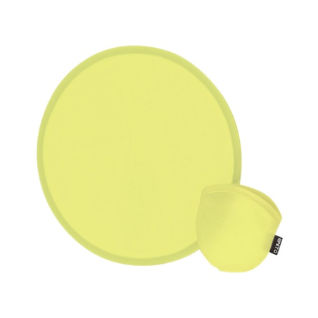 Frisbee pliable publicitaire en RPET 190T avec sa housse - Lainer Frisbee pliable publicitaire en RPET 190T avec sa housse - Lainer