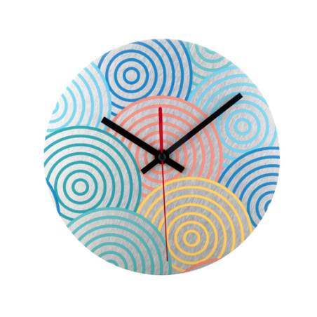 Horloge murale personnalisable en aluminium - Olinka