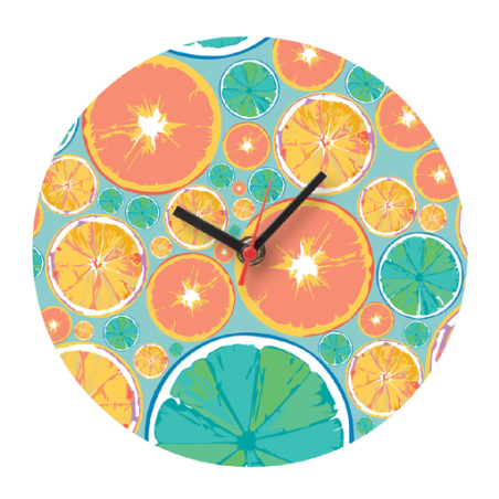Horloge personnalisable en bois HDF - Clokki
