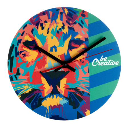 Horloge personnalisable en bois HDF - Clokki