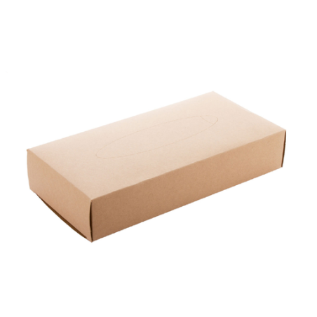 Boîte personnalisée en carton Kraft avec mouchoirs en papier recyclés- Hatschi Eco Boîte personnalisée en carton Kraft avec mouchoirs en papier recyclés- Hatschi Eco
