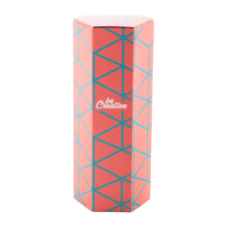 Boîte personnalisée format poche hexagonale avec mouchoirs en papier recyclés - Hatschi mini Boîte personnalisée format poche hexagonale avec mouchoirs en papier recyclés - Hatschi mini