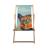 Chaise longue personnalisable en bois et tissu polyester RPET 600D impression en sublimation - Soléo Chaise longue personnalisable en bois et tissu polyester RPET 600D impression en sublimation - Soléo