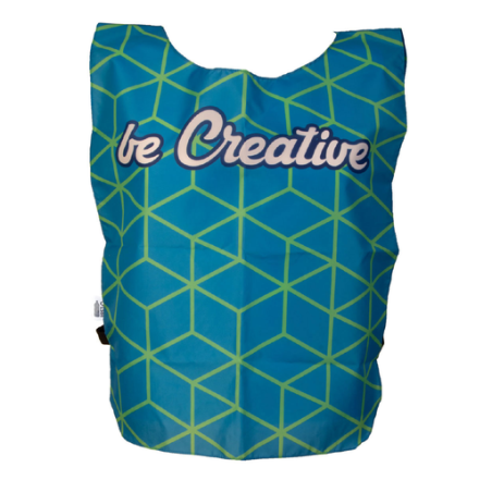 Chasuble personnalisable en RPET 190T impression en sublimation - Athleo Chasuble personnalisable en RPET 190T impression en sublimation - Athleo