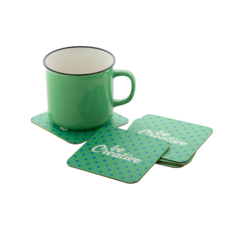 Dessous de verre personnalisable en papier absorbant - Drinkly Dessous de verre personnalisable en papier absorbant - Drinkly