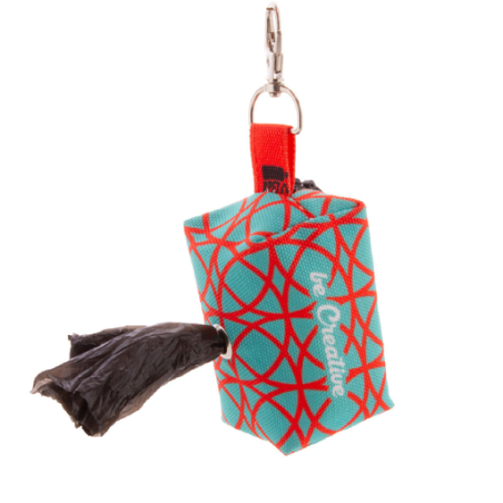 Distributeur personnalisable de sachets pour chiens en polyester 600D RPET avec impression en sublimation - EasyPoo