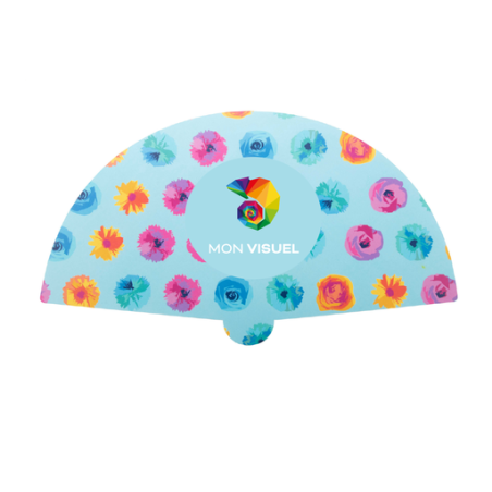 Eventail personnalisable en papier sur mesure en sublimation - Soleya Eventail personnalisable en papier sur mesure en sublimation - Soleya