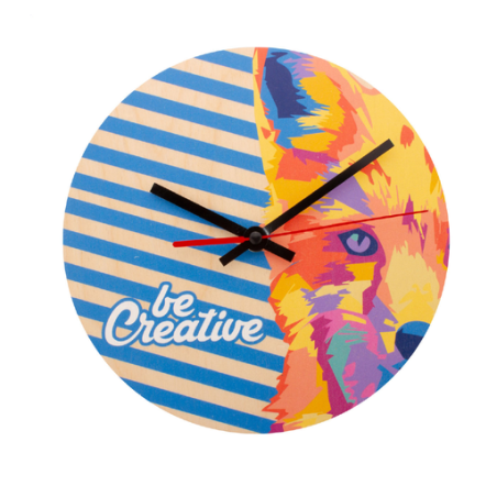 Horloge personnalisable en contreplaqué de bouleau - Tyklo
