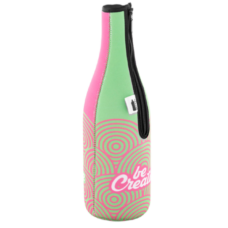 Housse isotherme personnalisable pour bouteille de vin en RPET - Housse isotherme personnalisable pour bouteille de vin en RPET -