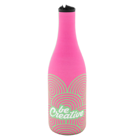 Housse isotherme personnalisable pour bouteille de vin en RPET - Housse isotherme personnalisable pour bouteille de vin en RPET -