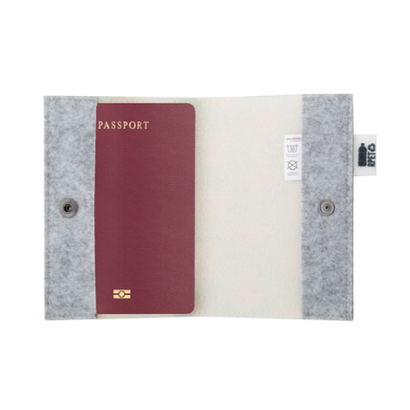 Housse pour passport personnalisable en RPET - Passeo Housse pour passport personnalisable en RPET - Passeo