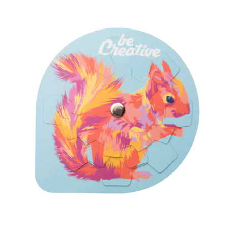Puzzle personnalisable rotatif en papier cartonné - Puzzly Puzzle personnalisable rotatif en papier cartonné - Puzzly