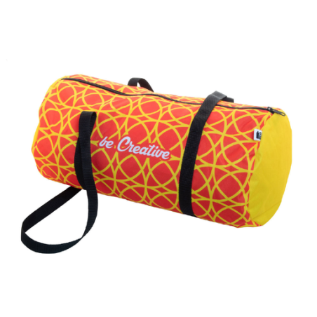 Sac de sport personnalisé en polyester RPET 600D avec impression en sublimation - Gymy Sac de sport personnalisé en polyester RPET 600D avec impression en sublimation - Gymy