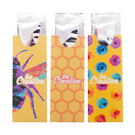 Sachet de miel personnalisé individuel 10g 1 pièce- BeeShot Sachet de miel personnalisé individuel 10g 1 pièce- BeeShot