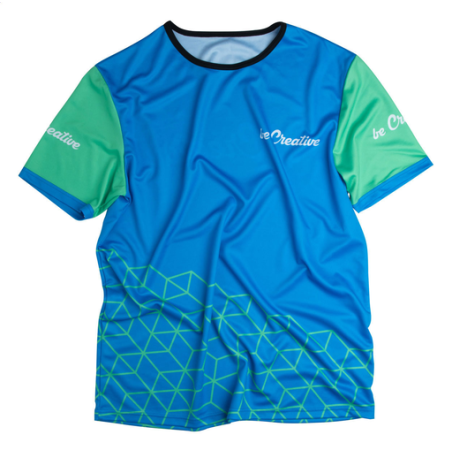T-shirt de sport personnalisable en polyester 140g/m2 unisexe du S au XXL avec impression en sublimation T-shirt de sport personnalisable en polyester 140g/m2 unisexe du S au XXL avec impression en sublimation