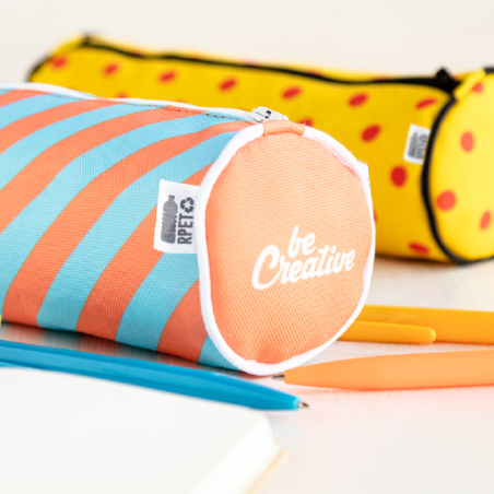 Trousse personnalisable avec impression en sublimation en polyester RPET 600D - Roppy Trousse personnalisable avec impression en sublimation en polyester RPET 600D - Roppy